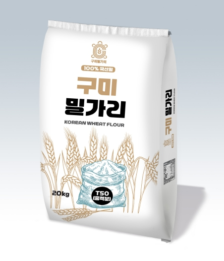 구미밀가리 우리밀 밀가루 제품 패키지