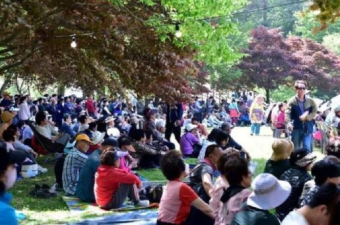 모악산 뮤직페스티벌 행사 모습