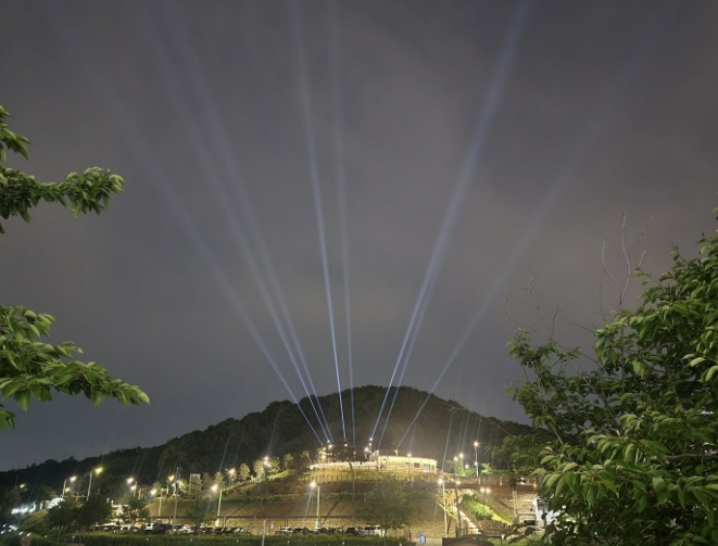 시흥 따오기문화공원 야간경관