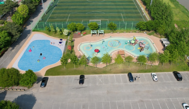 증평 첨벙첨벙물놀이장 전경