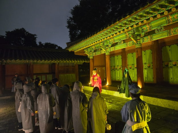 경기전 야간 해설 프로그램 ‘왕과의 산책’ 운영 모습