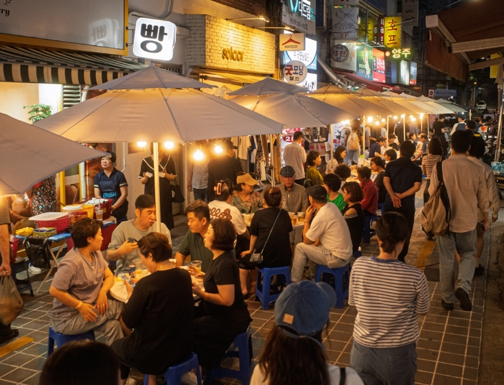 관악구 골목형상점가 야간축제 현장