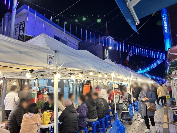 서울 중구 신당역 일대 야장