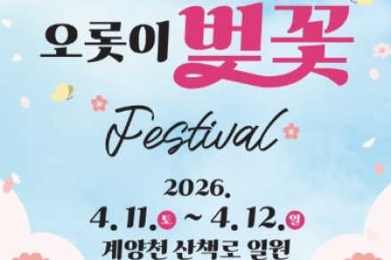 “벚꽃 인생샷은 김포” 김포시, 4월 ‘2026 김포 벚꽃축제’ 연다