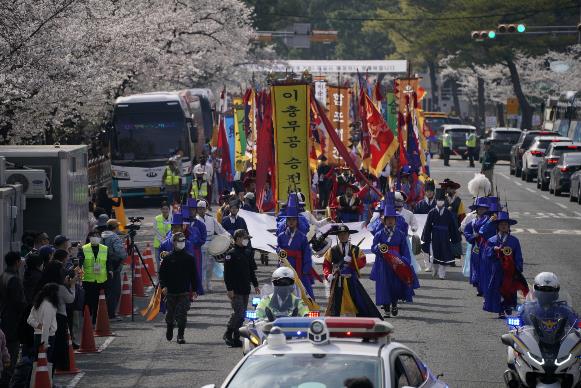 창원시, 진해군항제 ‘이충무공 승전행차’ 3월 27일 개최, 도심 1.8㎞ 퍼레이드
