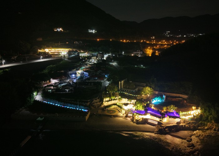 거제시, 매미성 야간 빛길 조성, 밤에도 즐기는 낭만 여행 명소