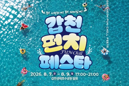 대전 서구, '2026 갑천펀치페스타' 8월 7~9일 개최, 물총놀이·공연·플리마켓