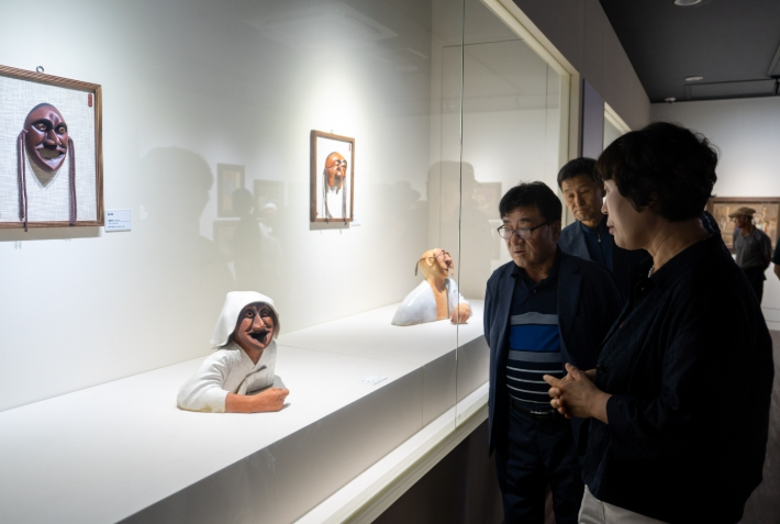 증평군, 특별기획전 ‘800년, 국보 하회탈의 비밀’ 9월 27일까지 전시, 하회탈 역사·문화 조명