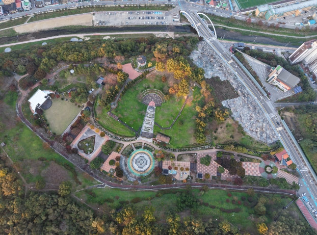 2026 충청북도 정원박람회 in 영동 개최 예정지인 용두공원