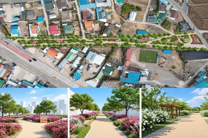 포항시, 철도 유휴부지에 무궁화동산 조성, 시민 위한 녹색 휴식공간 확충
